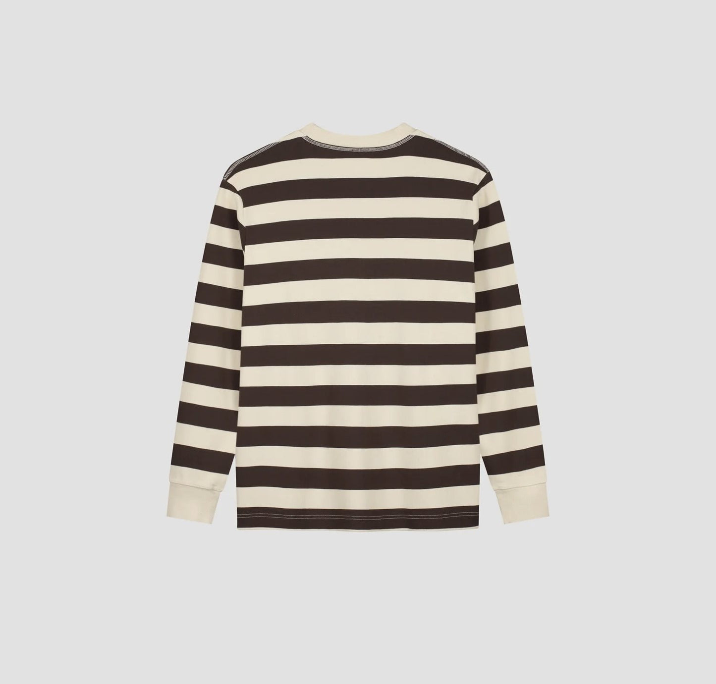Striped Rib Crewneck