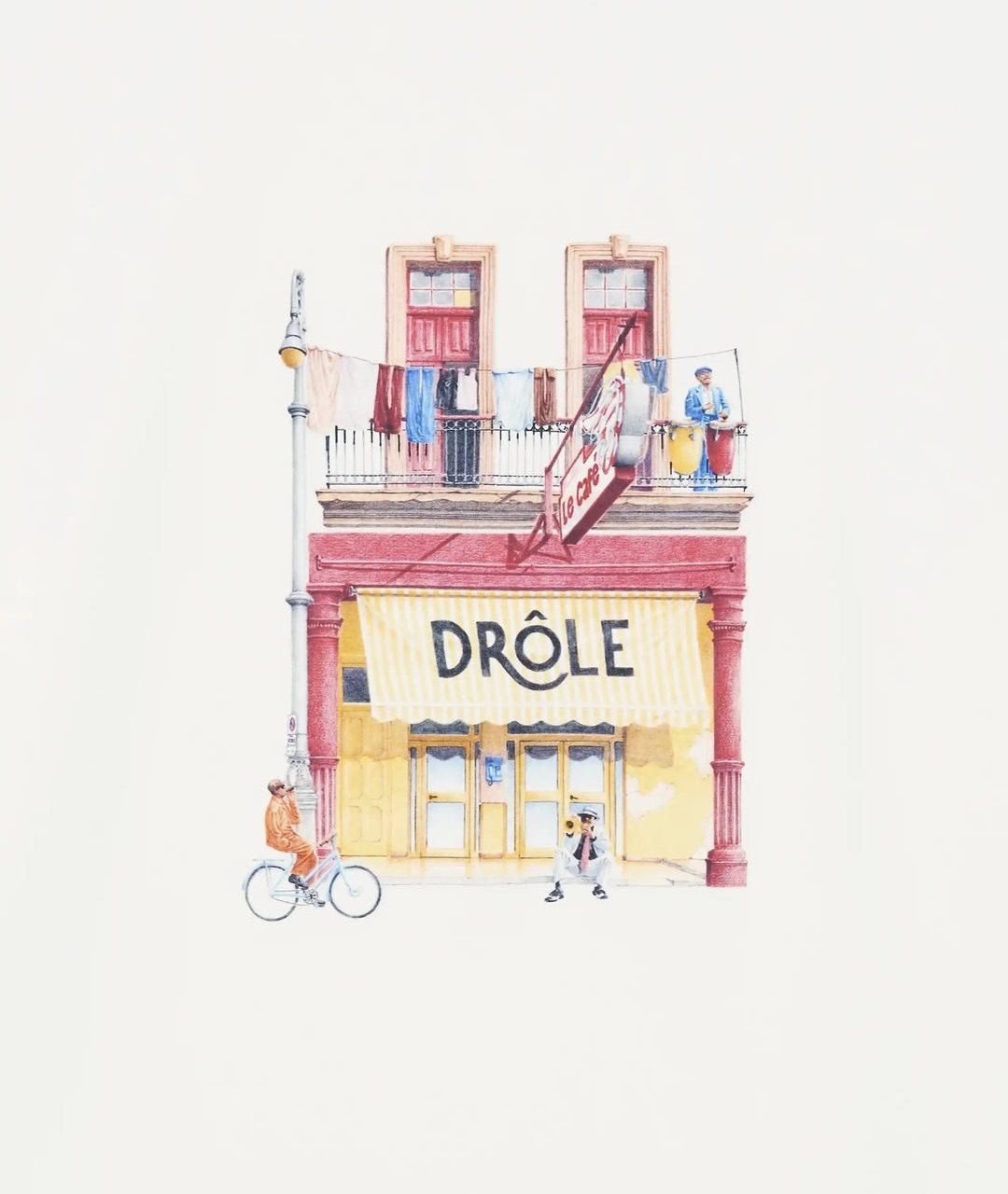 T-Shirt Drôle café