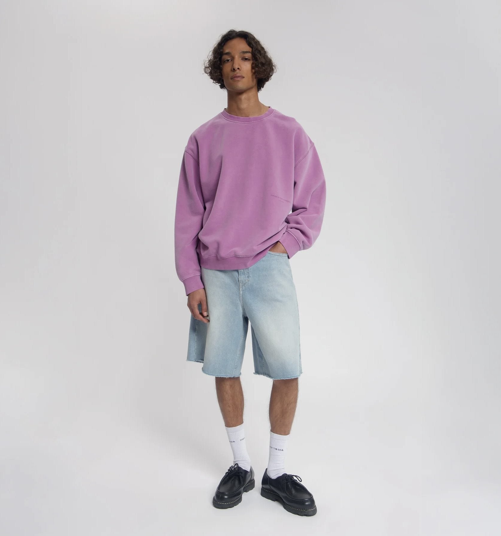 TORRIA GARMENT DYED CREWNECK