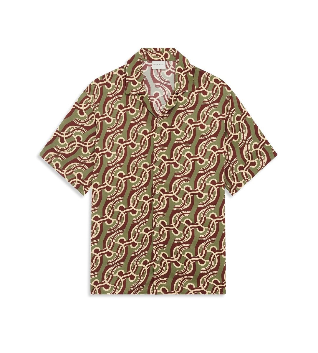 Viscose Chain Monogram Shirt