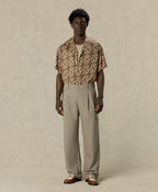 Viscose Chain Monogram Shirt