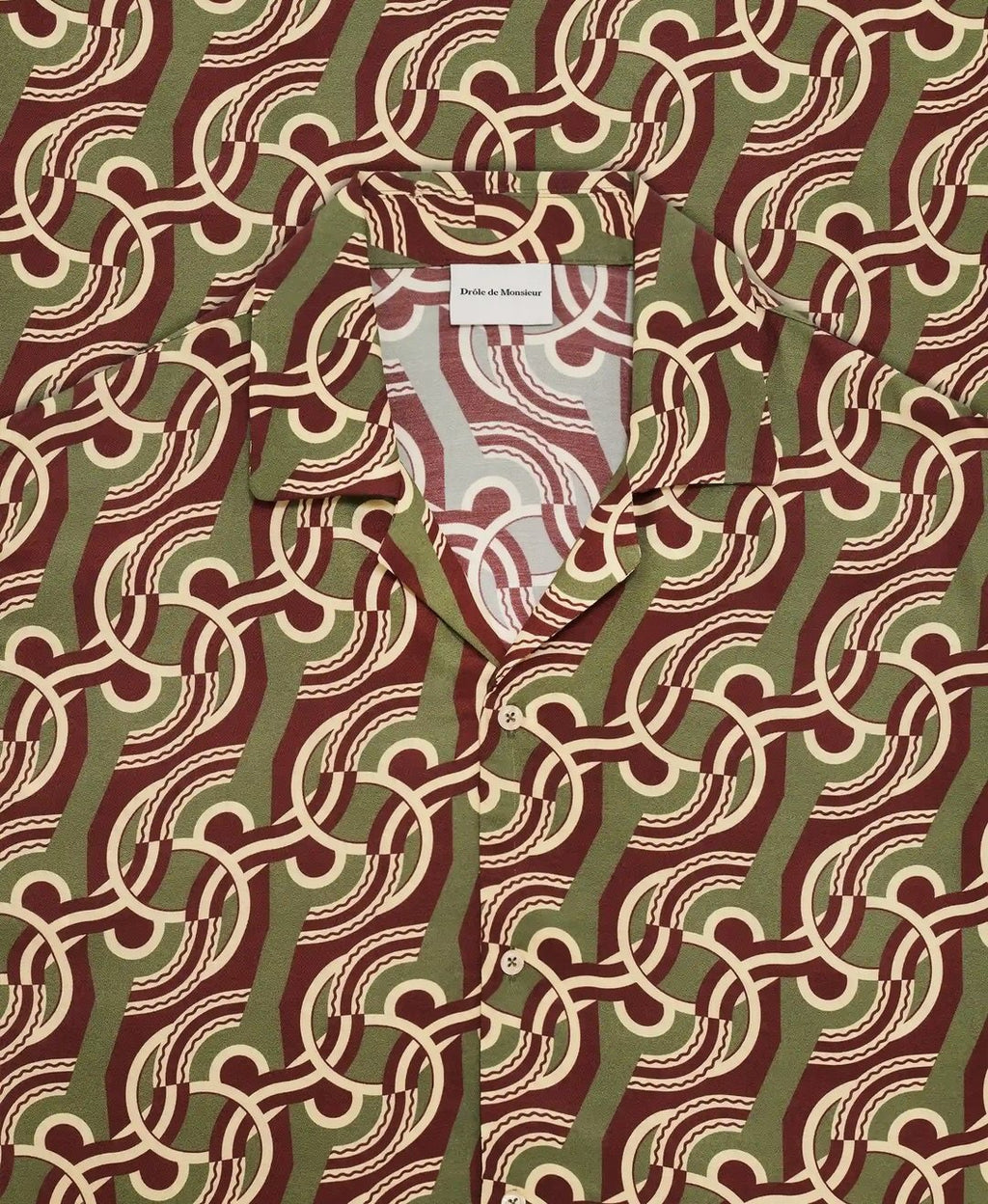 Viscose Chain Monogram Shirt