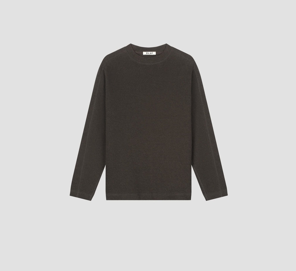Waffle Crewneck