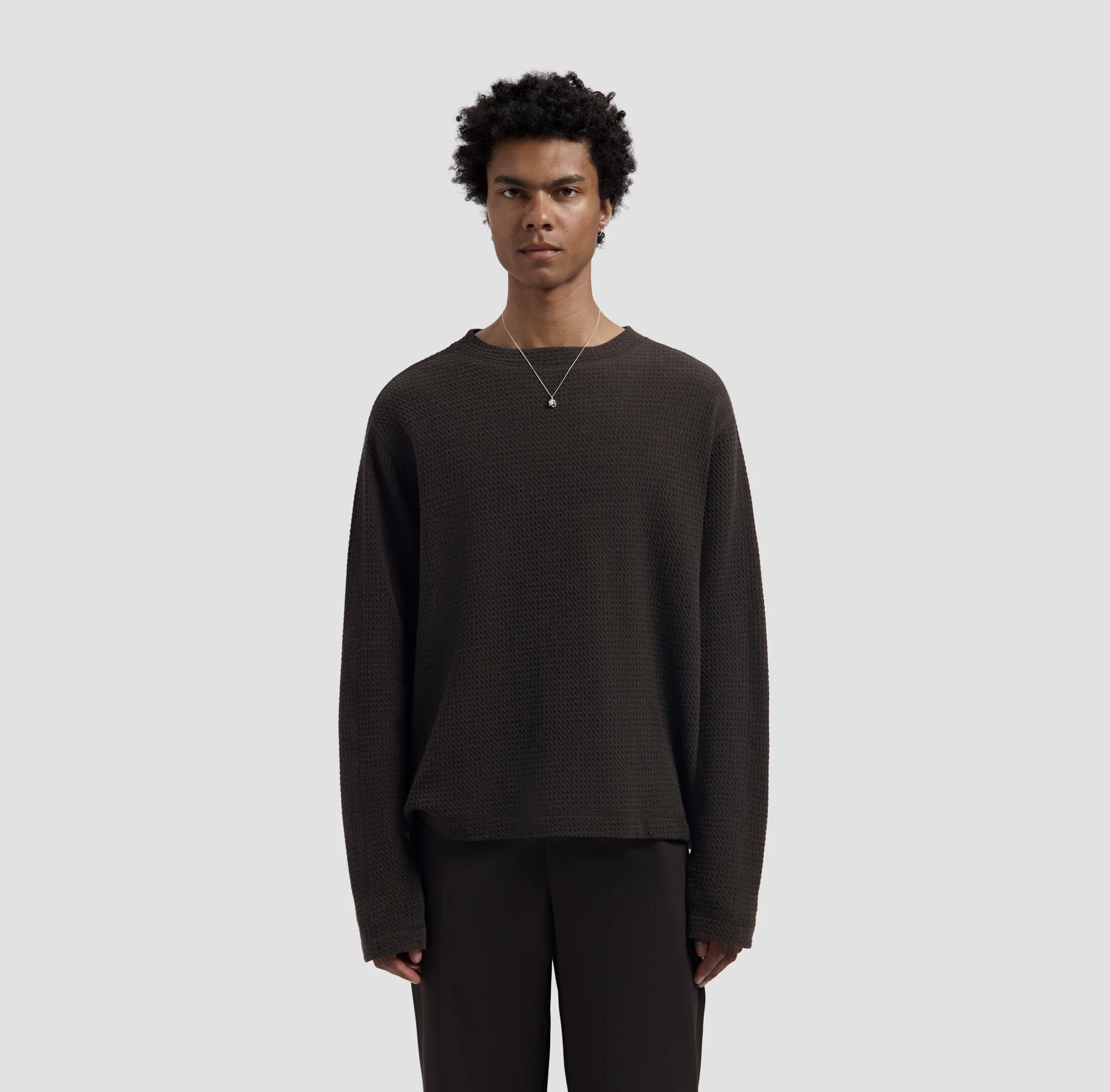 Waffle Crewneck