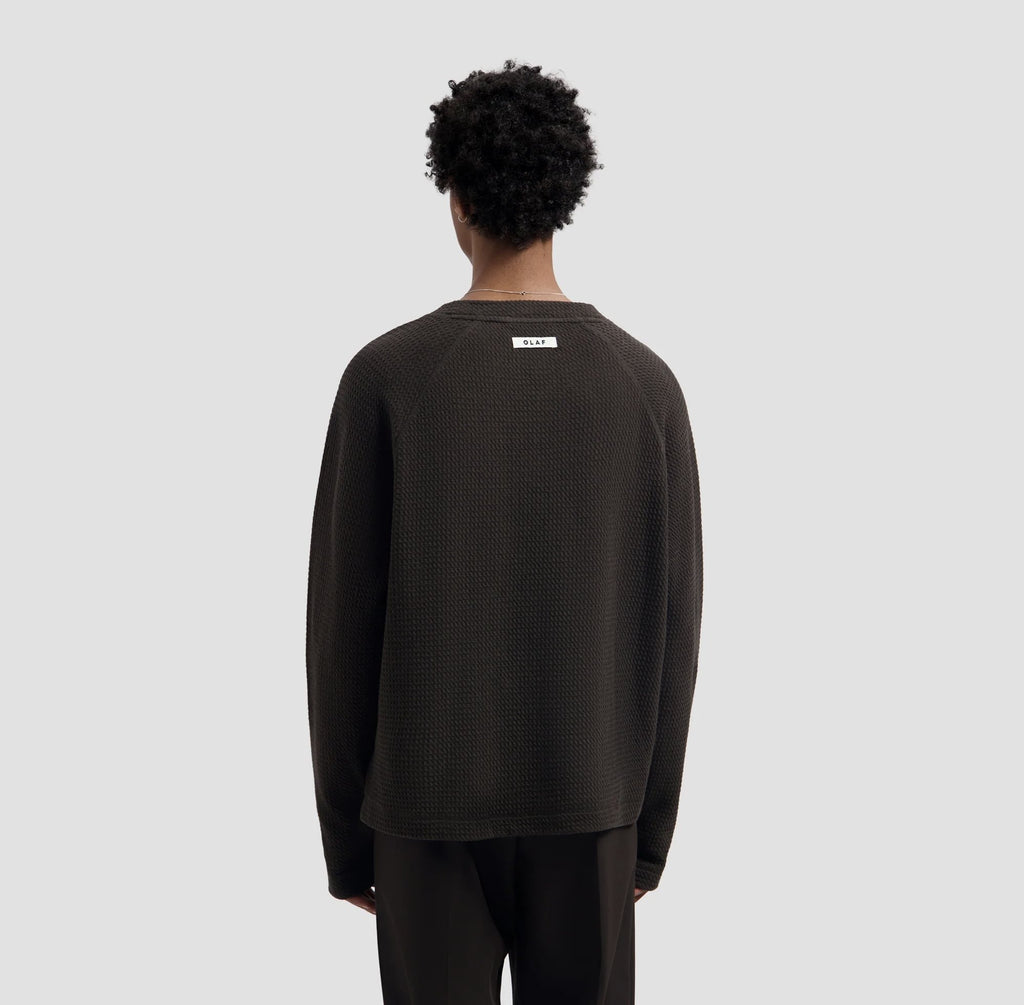 Waffle Crewneck