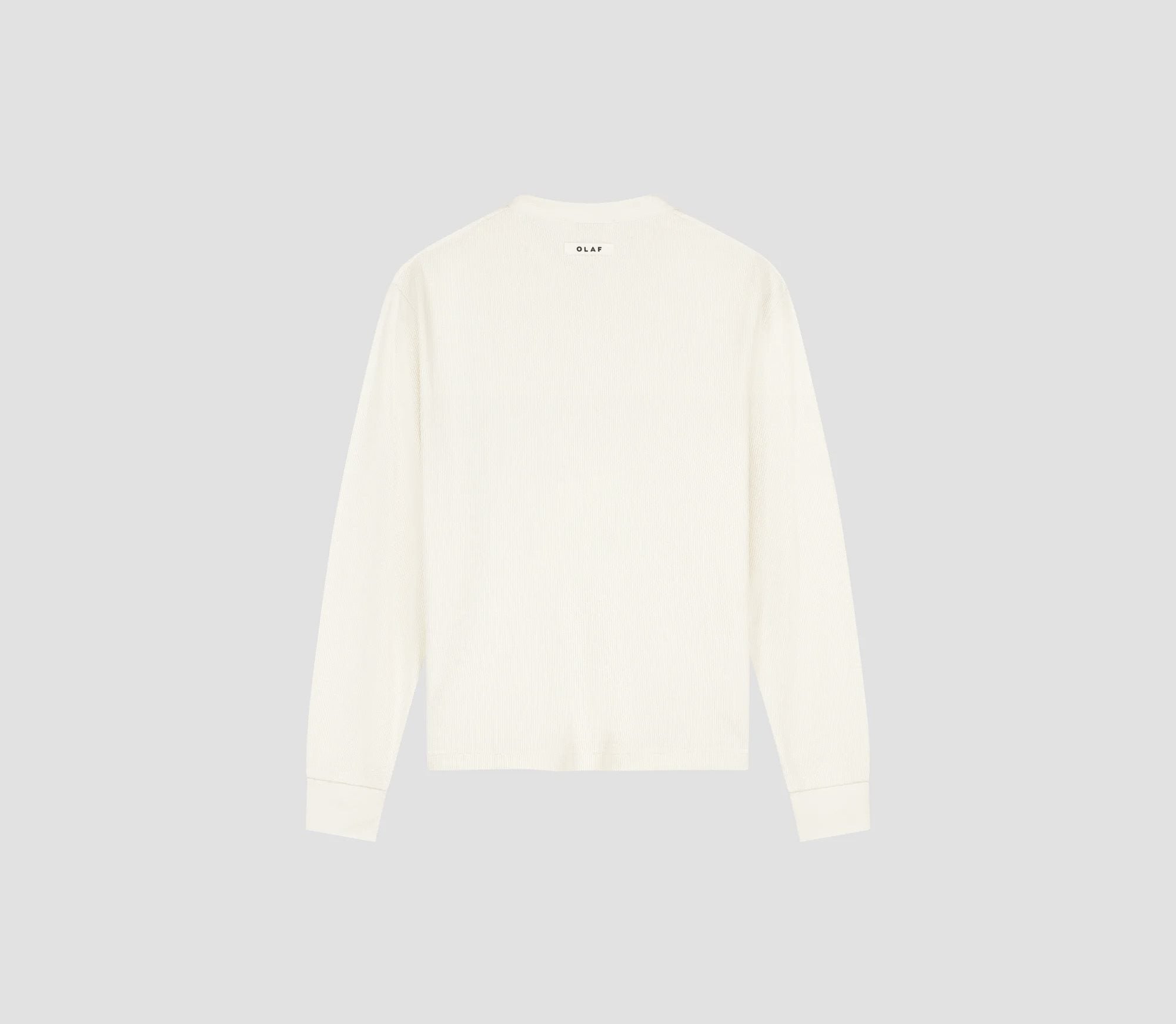 Waffle Henley LS Tee
