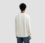 Waffle Henley LS Tee
