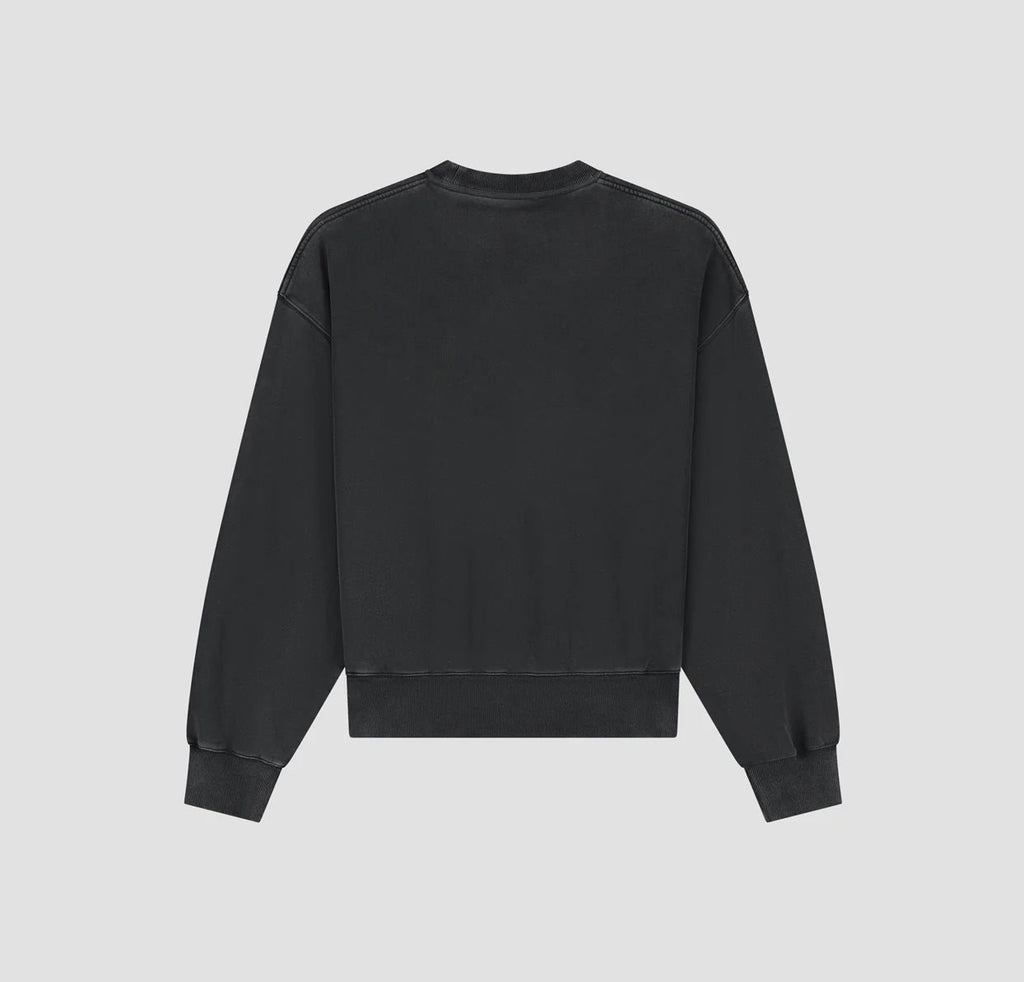 Washed Signature Boxy Crewneck