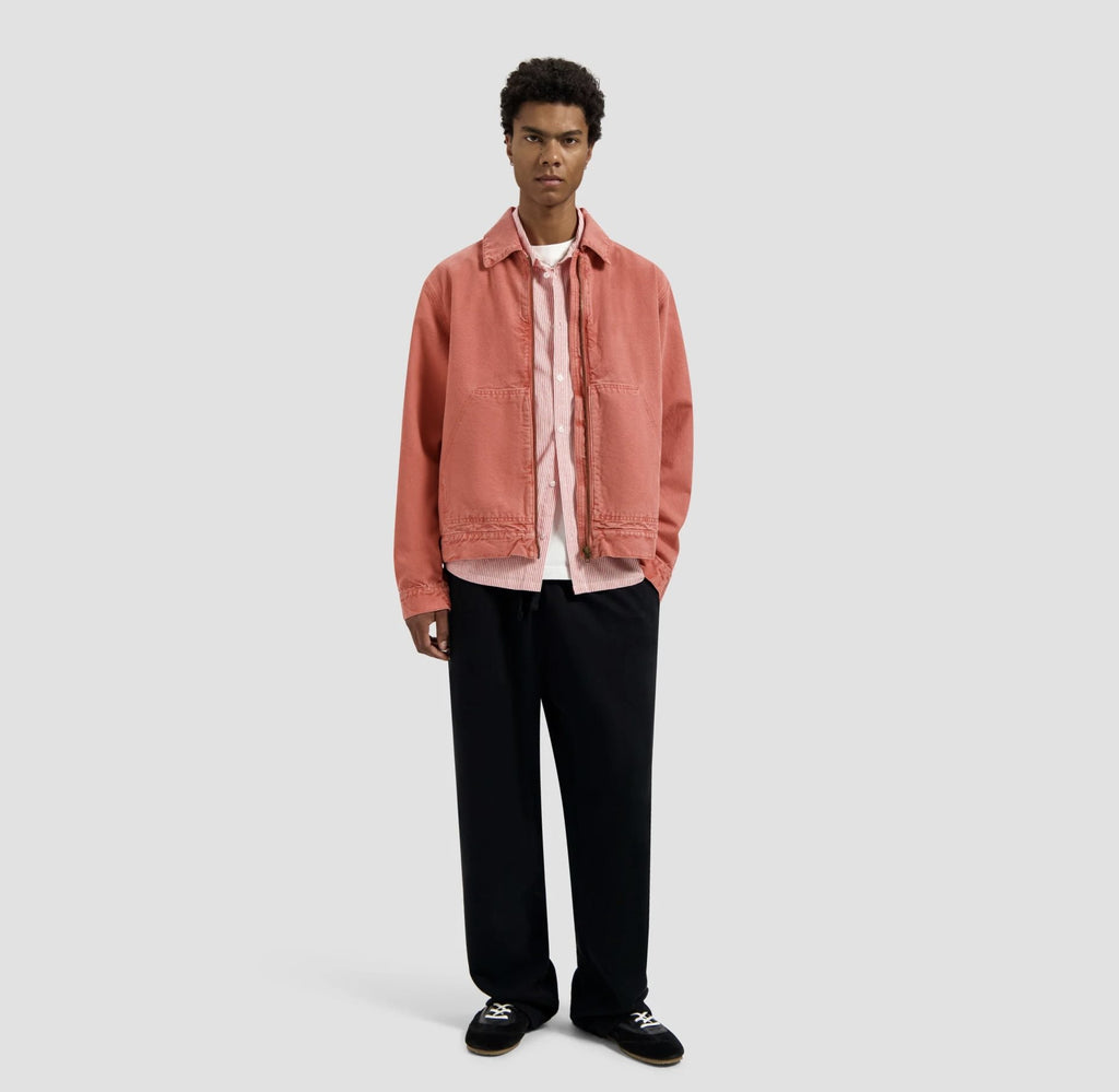 Washed canvas jacket