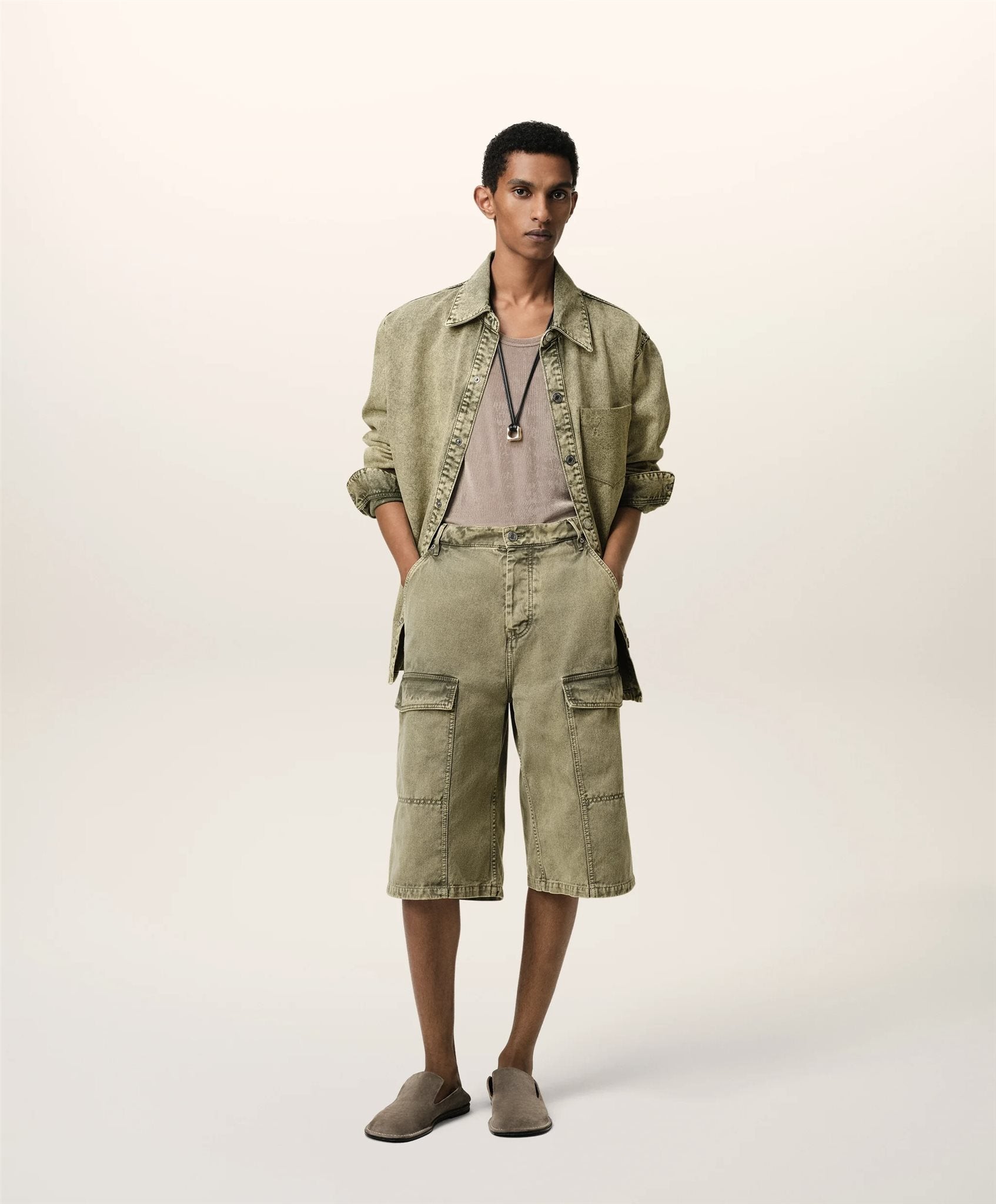 Wide fit Cargo Bermuda