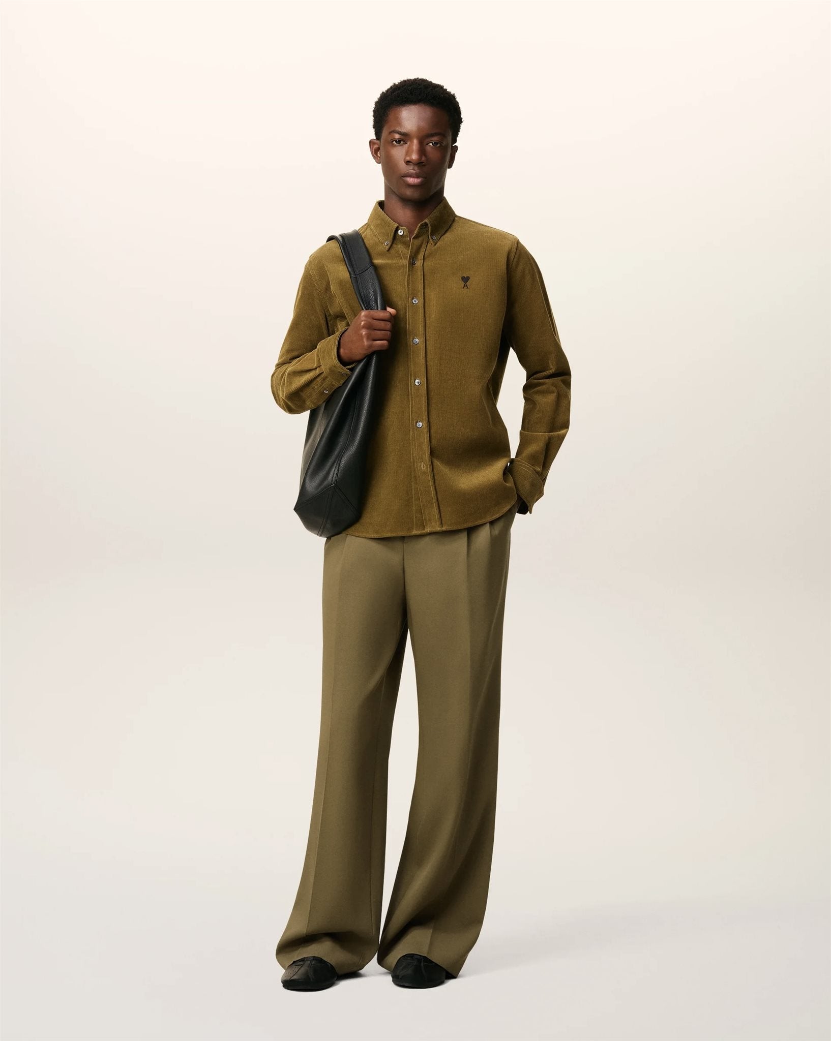Ami Wide trousers with tabs