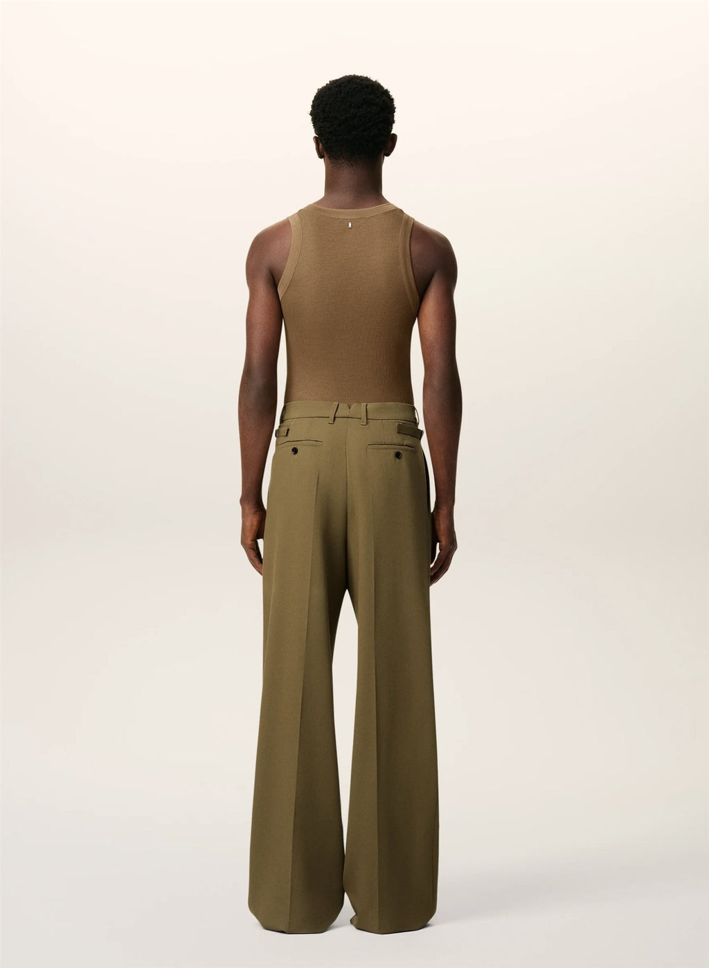 Ami Wide trousers with tabs