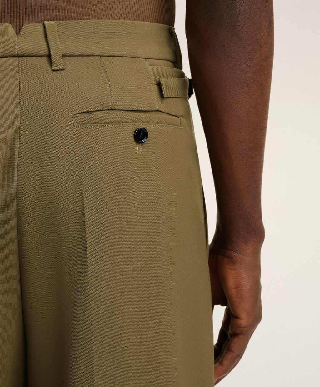 Ami Wide trousers with tabs