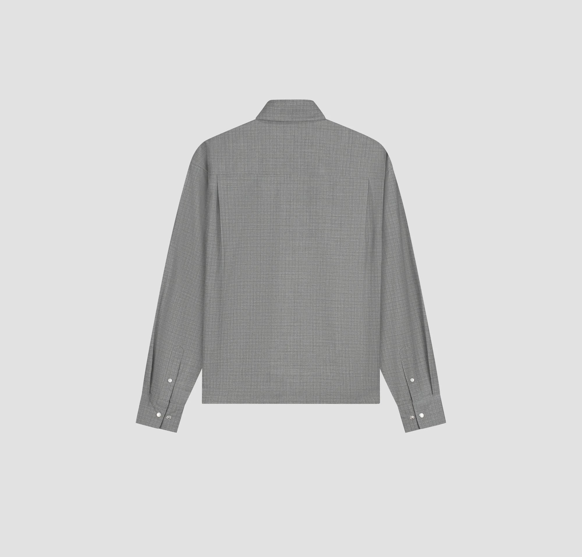 Wool Boxy Shirt