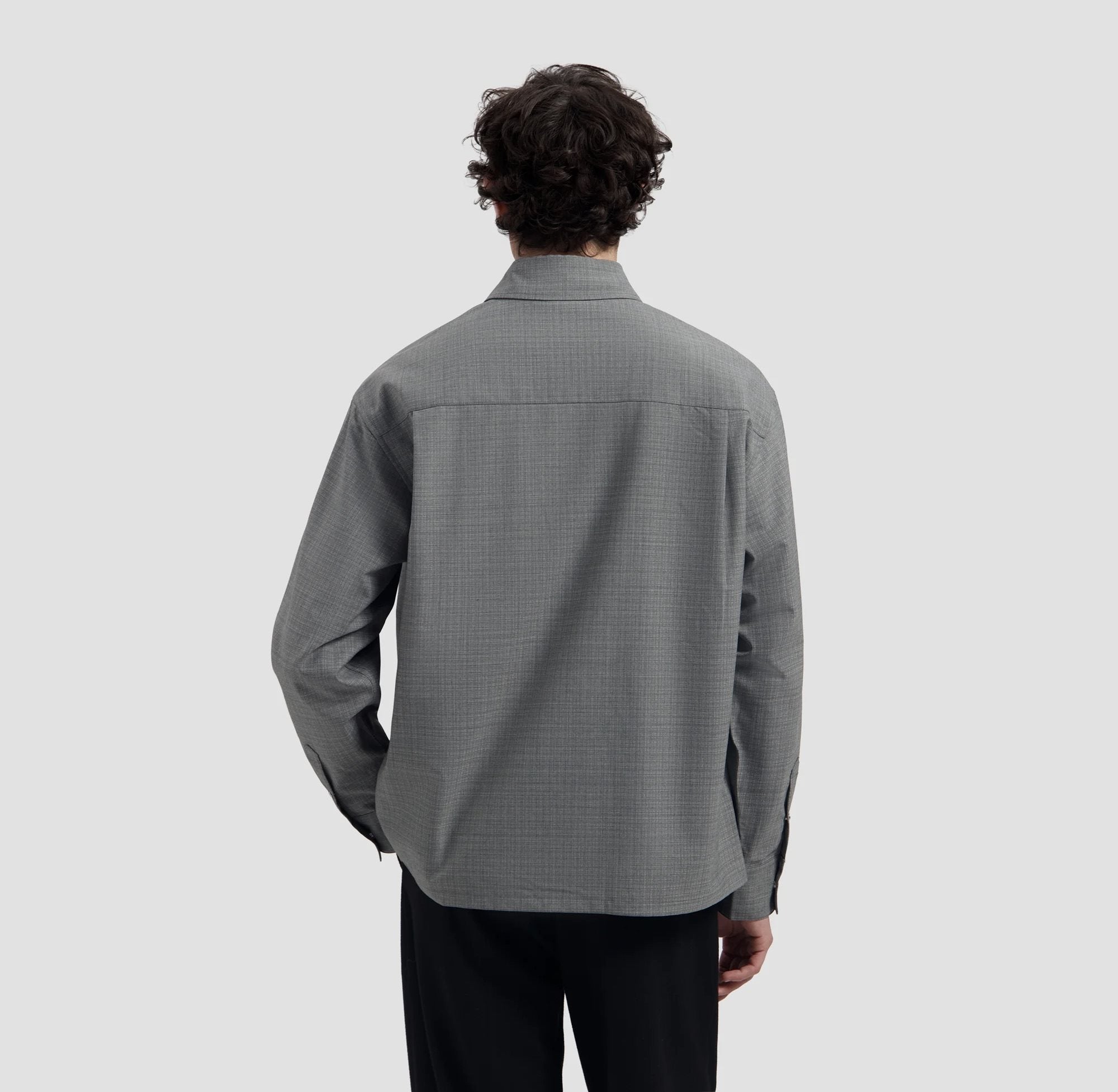 Wool Boxy Shirt