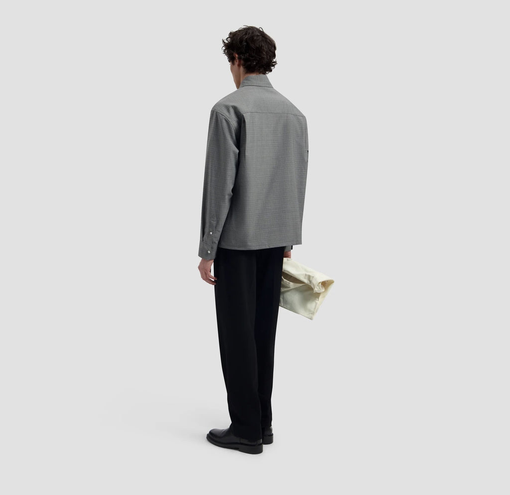 Wool Boxy Shirt