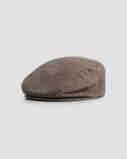 Wool Herringbone Flat Cap