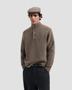 Wool Herringbone Flat Cap