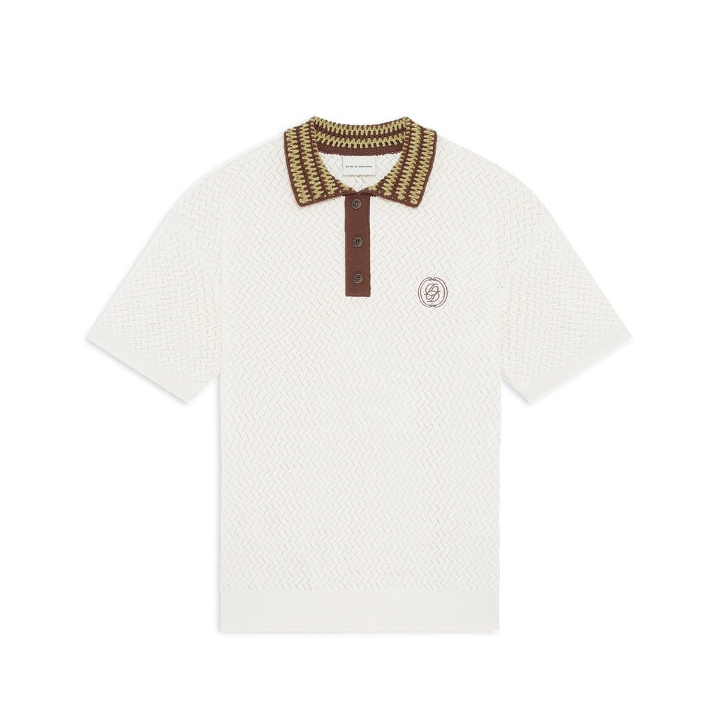 polo maille ajouré D miroir