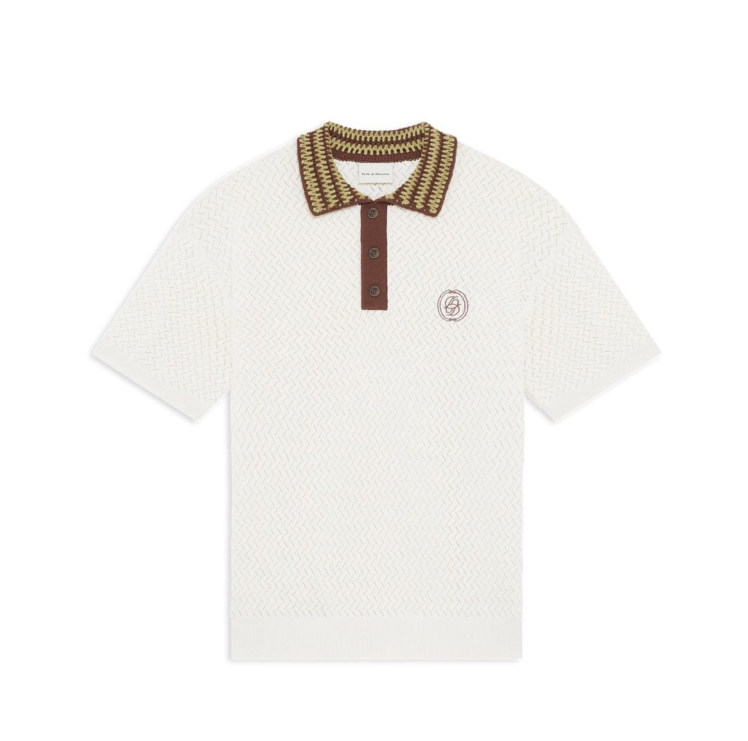 polo maille ajouré D miroir